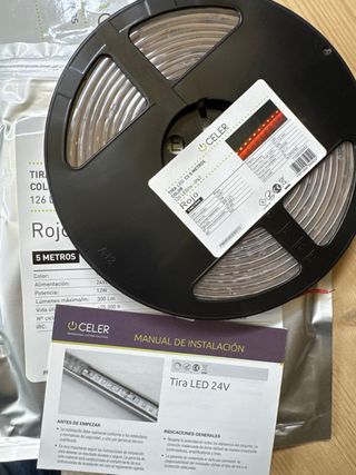 Tira LED C3 5M Roja 126 LED/m IP67