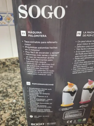 Palomitero Sogo Rosa y Blanco