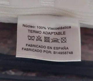 Almohada Aloe Vera viscoelástica con funda de tela