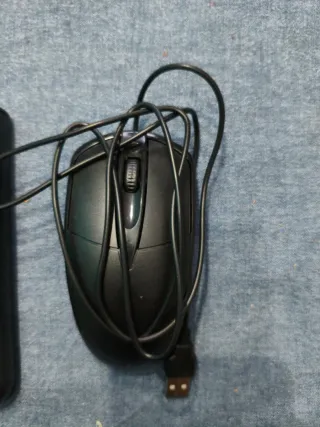 Teclado y Ratón Logitech USB Negro