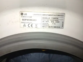 Scheda Lavatrice LG F12A8TDA