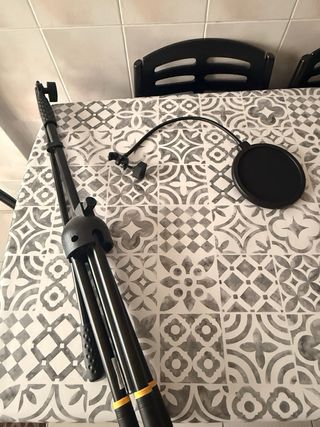 Soporte Micrófono Roadworx + Pop Filter