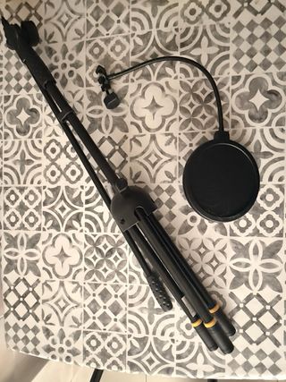 Soporte Micrófono Roadworx + Pop Filter