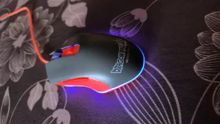 Teclado y Ratón Gaming Naranja y Gris