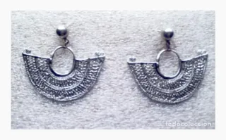Pendientes Precolombinos Plata