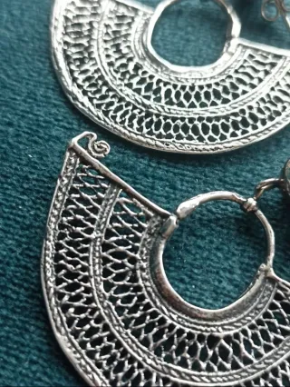 Pendientes Precolombinos Plata