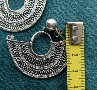 Pendientes Precolombinos Plata
