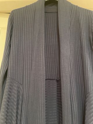 Casacca vintage asimmetrica blu taglia unica