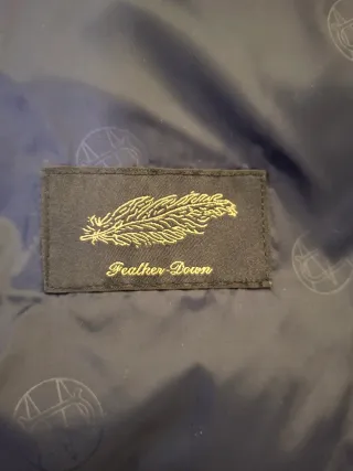 Cazadora Massimo Dutti plumífera azul