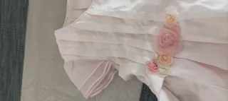 Vestido bebé niña ceremonia rosa