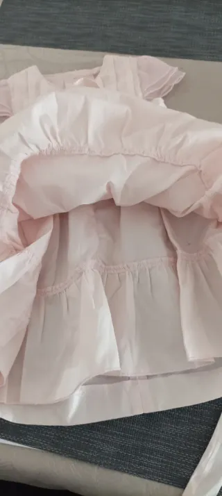 Vestido bebé niña ceremonia rosa