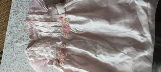 Vestido bebé niña ceremonia rosa