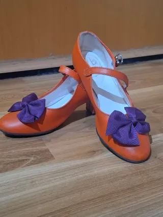 Zapatos Flamenca/Fallera Tacon Hebilla