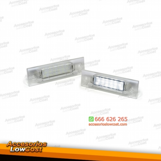 PLAFON DE MATRICULA LED PARA PORSCHE