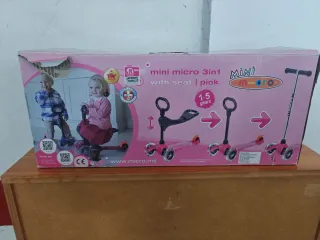 Patinete Mini Micro 3 en 1 Rosa