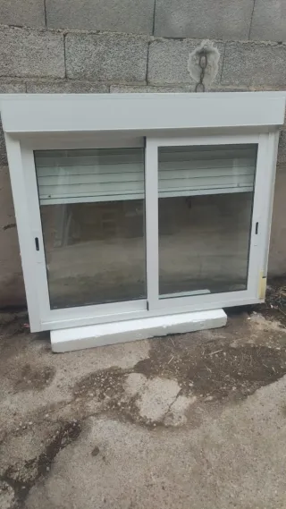 Ventana corredera aluminio 139x119