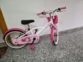 Bicicleta infantil rosa Btwin
