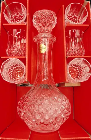 Juego Licorera 7 Piezas Cristal d'Arques