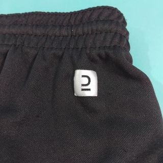 Pantalón corto negro Kipsta 8 años