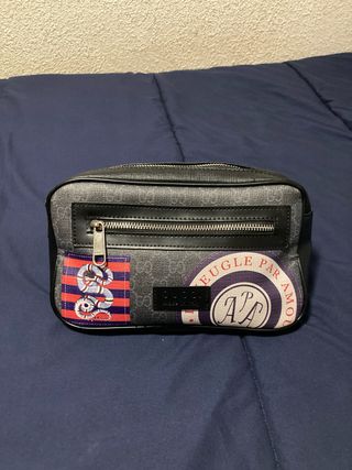 Riñonera Gucci Negra Multicolor