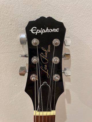 Guitarra Eléctrica Epiphone Les Paul Negra