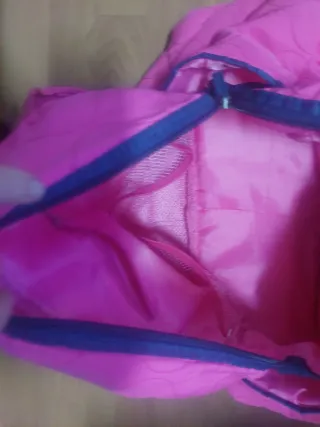 Bolsa bebé rosa acolchada