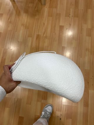 Lámpara colgante blanca texturizada