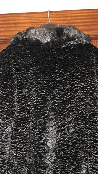 Chaqueta fiesta imitación astracán vintage