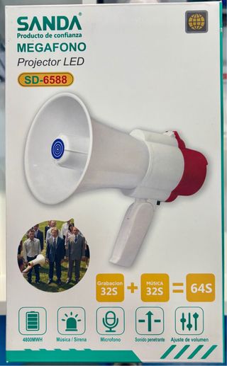 Megáfono SANDA SD-6588 LED