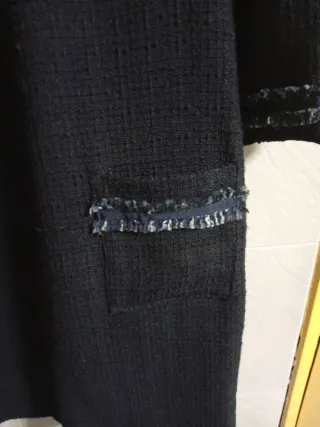 Abito blu navy stile Chanel