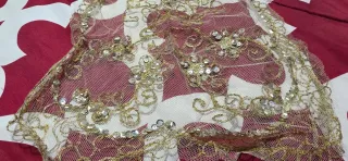 Delantal Fallera Bebé Dorado