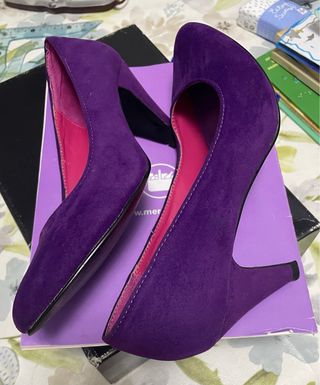Zapatos de tacón morados FFuzzies