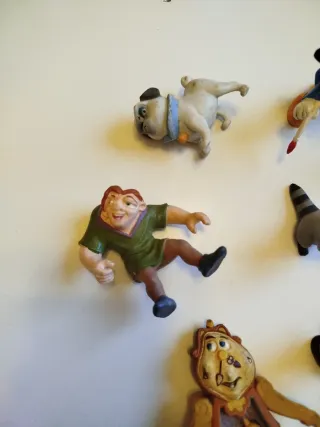 Lote 8 figuras PVC Disney años 90