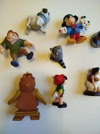 Lote 8 figuras PVC Disney años 90
