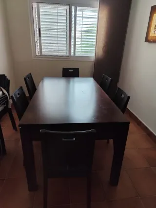 Comedor completo madera