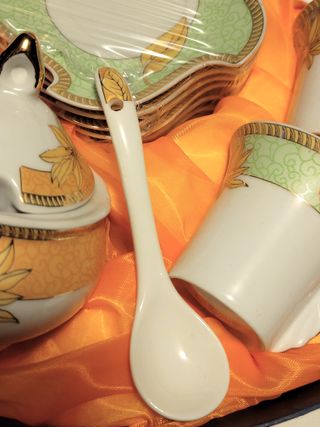 Servizio tazzine caffè porcellana