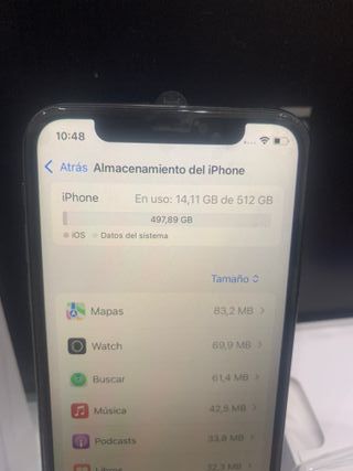 Móvil iPhone 512GB más ascesorios