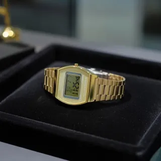 Reloj Digital Vintage Skyline Oro Unisex