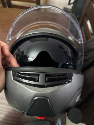 Casco Modular LS2 Strobe Gris Bluetooth