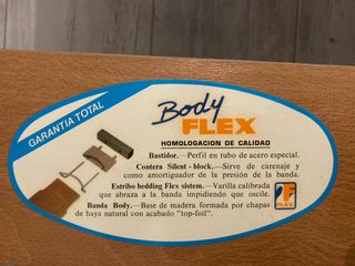 Somier Nido Flex Madera y Metal Camas de 90 cm