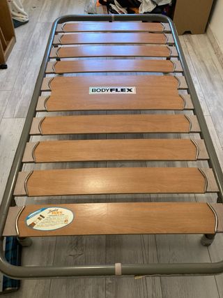 Somier Nido Flex Madera y Metal Camas de 90 cm