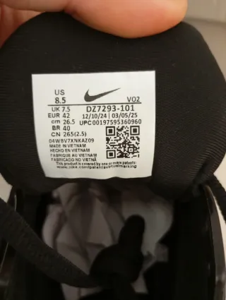 Zapatillas Nike X Nocta Negras Talla 42