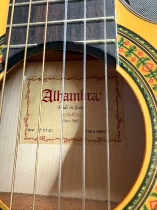 Guitarra Alhambra 3F CT E1 Electrificada Fishman