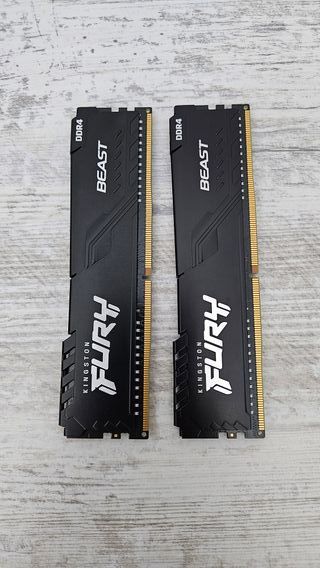 16Gb Memoria RAM DDR4 Kingston Fury 2x8gb 3200Mhz