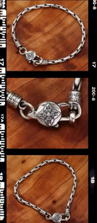 Pulsera vintage budista tibetana, Nepal.