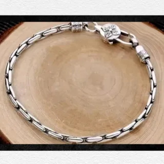 Pulsera vintage budista tibetana, Nepal.