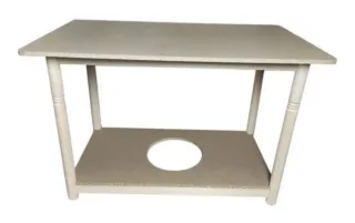 Mesa camilla madera blanca