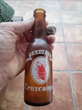 Botellín Antigua Cruzcampo Años 60-70