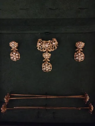 Aderezo Fallera Niña Dorado