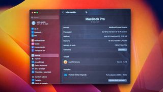 Macbook Pro 15 de 2017 con Touchpad